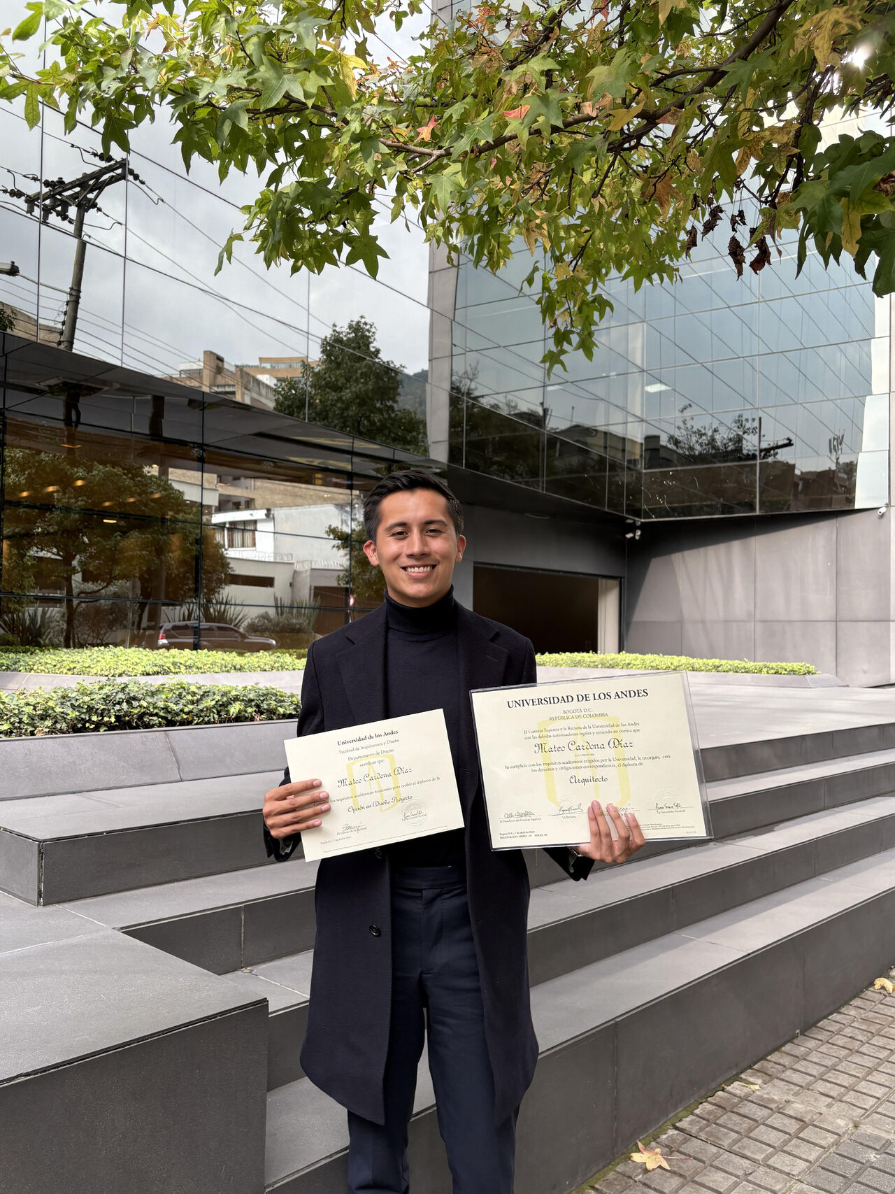 Mateo graduation photo